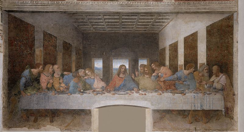 (Bild: Leonardo da Vinci "Das letzte Abendmahl"/ Public Domain)